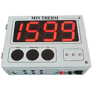 MinTherm thermo-meter is a newly designed intelligent i nstrument which adopt SOC system and 24-digitΣ/∆ A/D converting technology. The instrument can be used with Pt/Rh (Type S/R/B) and WRe (Type C/D) consumption thermocouples, to measure the molten metal temperature. It also can be used with certain industrial thermocouples, for continuous temperature measuring.